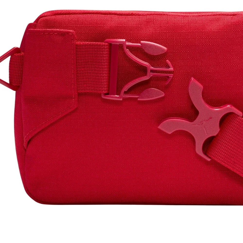 Jordan Crossbody Bag Unisex OS Red Excellence Cordura Fabric Adjustable Strap